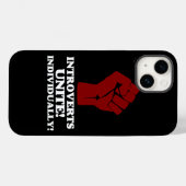Introverts verenigen Case-Mate iPhone case (Achterkant (horizontaal))
