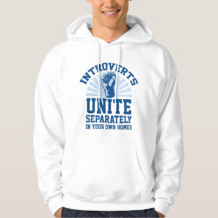 Introverts verenigen hoodie