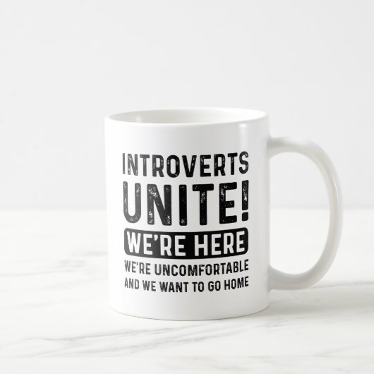 Introverts verenigen koffiemok (Rechts)