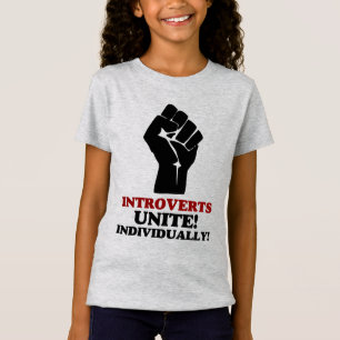 Introverts verenigen t-shirt
