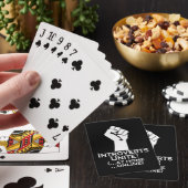 Introverts verenigen, thuis, online, grappig pokerkaarten (Insitu)