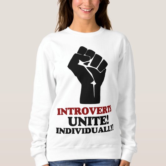 Introverts verenigen trui (Voorkant)