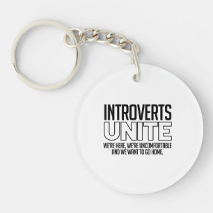 Introverts verenigen: We willen naar huis Sleutelhanger