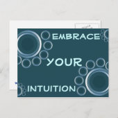 intuïtie-briefkaart briefkaart (Voorkant / Achterkant)