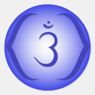 Intuïtie Chakra - Ajna Ronde Sticker