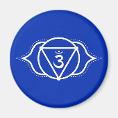 Intuïtie Inzicht Indigo Derde Oog Chakra Magneet (Voorkant)