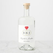 Intwind Rings Wedding Likeurfles Etiket (Voorkant)