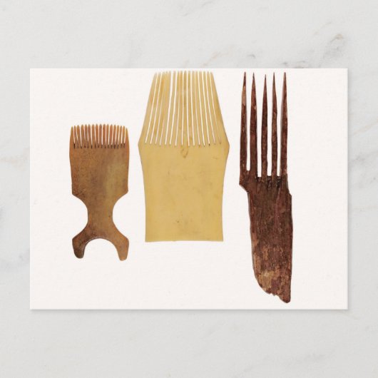 Inuit combs uit de noordwestkust van Amerika Briefkaart (Voorkant)