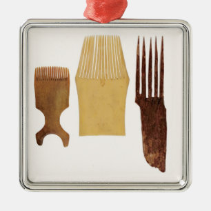 Inuit combs uit de noordwestkust van Amerika Metalen Ornament