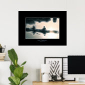 INUIT ÉTÉ Eskimo Kayak Poster d'art (Bureau à domicile)