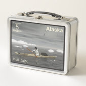 Inuit Kayak - Alaska Postage (Voorkant)
