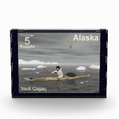 Inuit Kayak - Alaska Postage Fotoblokken (Voorkant)
