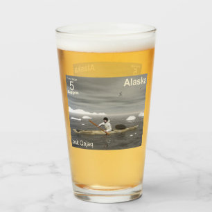 Inuit Kayak - Alaska Postage Glas