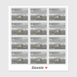 Inuit Kayak - Alaska Postage Sticker