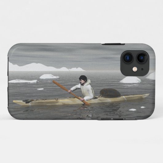 Inuit Kayak Case-Mate iPhone Case (Achterkant (horizontaal))