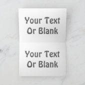 Inuit Kayak Feestdagen Kaart (Binnen)