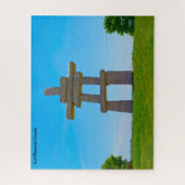 Inuit Monument Canada Monument Legpuzzel (Verticaal)