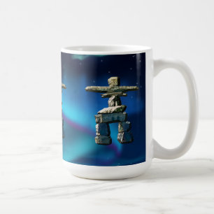 Inukshuk Native American Spirit Stones Koffiemok