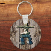 Inukshuk Native American Spirit Stones Sleutelhanger (Voorkant)