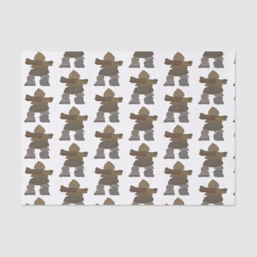 Inukshuk Tissue Paper Tissuepapier (Voorkant)