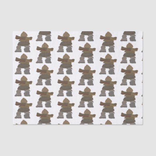 Inukshuk Tissue Paper Tissuepapier (Voorkant)