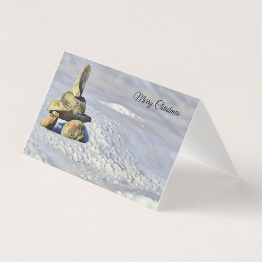 Inuksuk Joyeux Noël-Texte Beauté de la saison (Front)