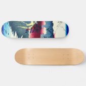 Inume Pass Kai Province Japan 1858 Skateboard (Horizontaal)