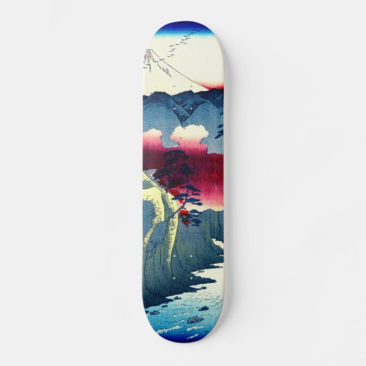 Inume Pass Kai Province Japan 1858 Skateboard (Voorkant)