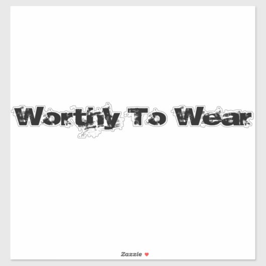 Inutile De Porter Un Sticker (Feuille)