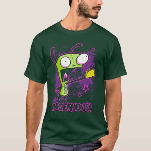 Invader Zim Ingeniousaco Gir Y2K Cartoon Pullover  (Voorkant)
