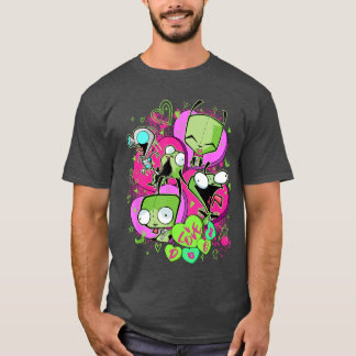 Invader Zim Valentijnsdag Meisje Ik Hou van Doom P T-shirt