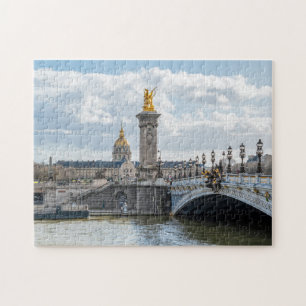 Invalides en Pont Alexandre III-brug - Parijs Legpuzzel