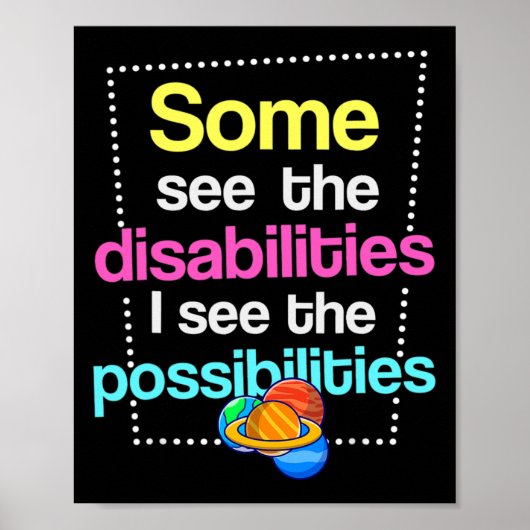Invaliditeit 1 Bewustzijn van handicaps Poster (Voorkant)
