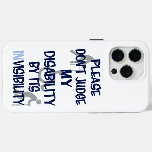 Invaliditeit/IN-zichtbaarheid Case-Mate iPhone Case (Achterkant (horizontaal))