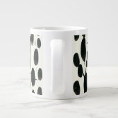 Invariabele I | Zwarte Waterverf Extra Grote Beker (Achterkant)