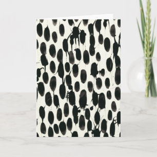 Invariabele I   Zwarte Waterverf Kaart