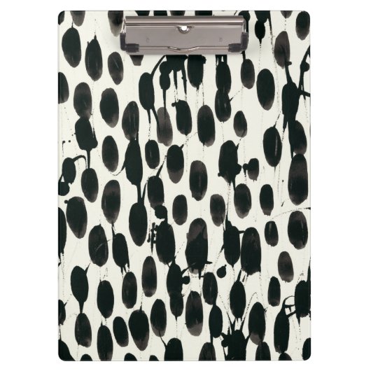 Invariabele I | Zwarte Waterverf Klembord (Voorkant)