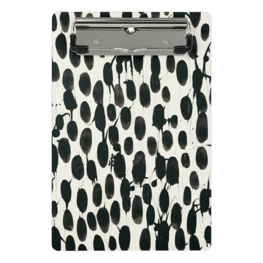 Invariabele I | Zwarte Waterverf Mini Klembord (Voorkant)