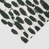 Invariabele I | Zwarte Waterverf Tissuepapier (Detail)