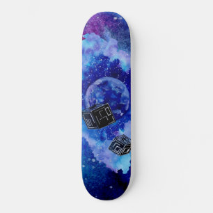 Invasie ruimte-kubussen skateboard