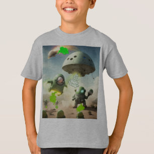 Invasie van buitenaardse scheten t-shirt