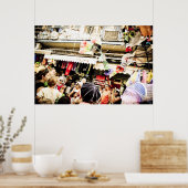 Invasie van de Giant Puppets Poster (Keuken)