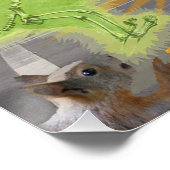 Invasie van de killer tomato Squirrels Perfect Poster (Hoek)