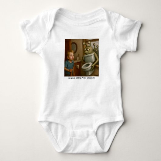 Invasie van de Potty Snatchers Romper (Voorkant)