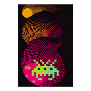 Invasie van Space Kings Perfect Poster