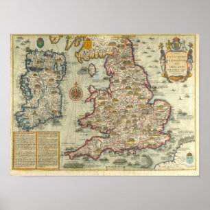 Invasies van Engeland en Ierland Poster
