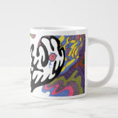 "Invasion" Abstracte kunst Jumbo Mok (Rechts)