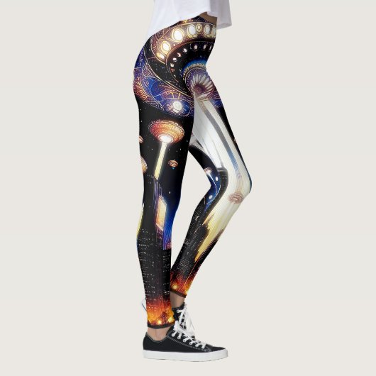 Invasion Alien 1 Leggings (Droite)