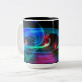 Invasion Alien Mug Abstrait (Devant gauche)