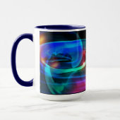 Invasion Alien Mug Abstrait (Gauche)